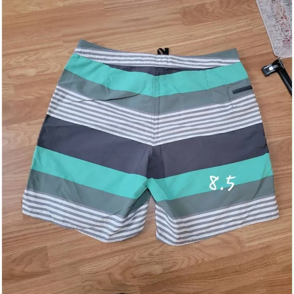 Patagonia Striped Board Swim Trunks 36